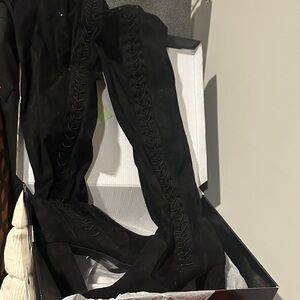 Torrid Corset Over The Knee Boots